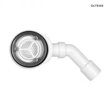 Syfon do brodzika Oltens Pite Turbo, 90 mm bez pokrywy z metalową flanszą 08004000